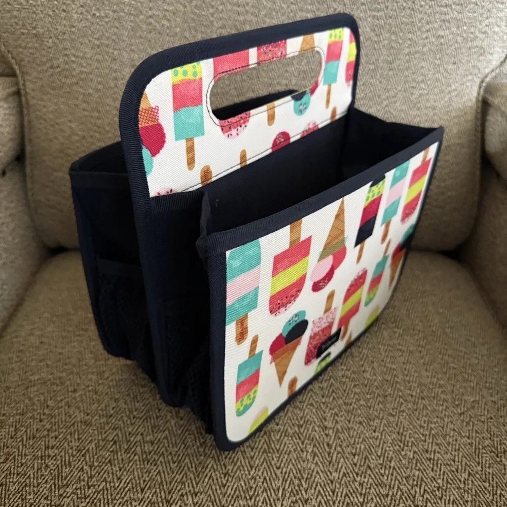 Thirty-One Double Duty Caddy Sweet Sprinkles Ice Cream 31 Totes